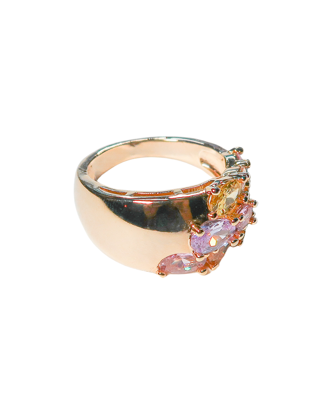 Gem Brick Road Ring - ISABEL LEON LLC