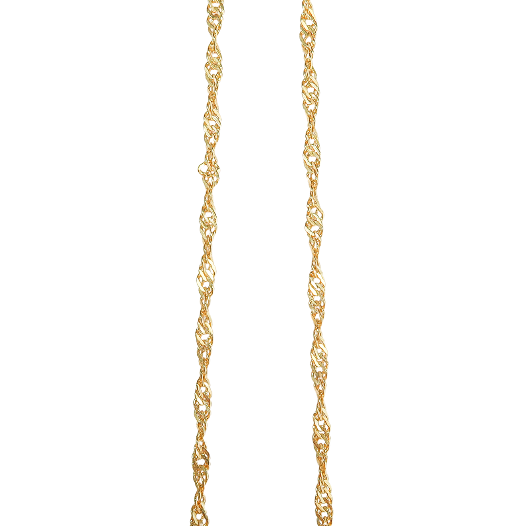 Round Icy Initial Letter Pendant Necklace
