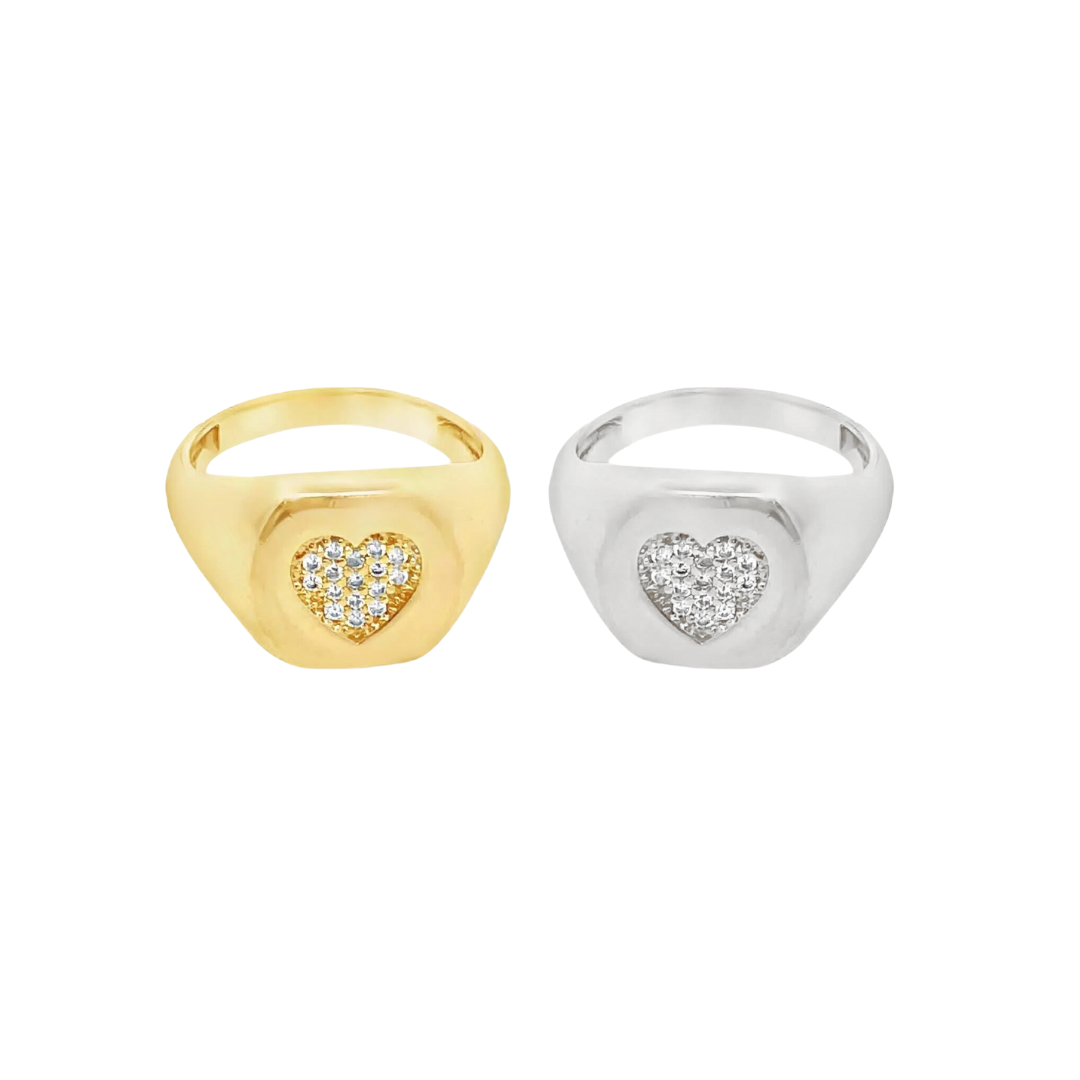Chunky Heart Ring - ISABEL LEON LLC