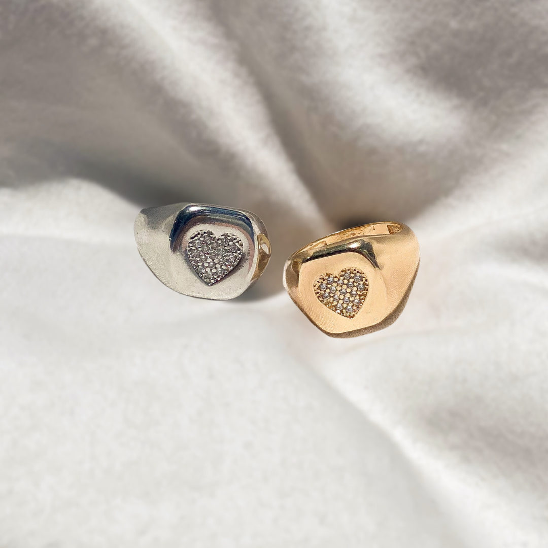 Chunky Heart Ring - ISABEL LEON LLC