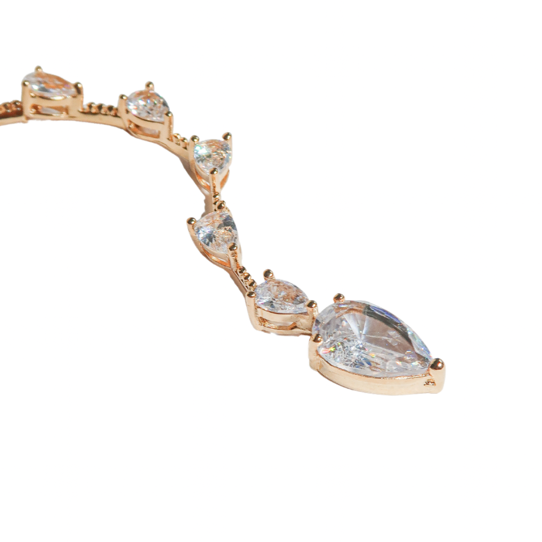 "Down The Middle" Lariat Necklace - ISABEL LEON LLC