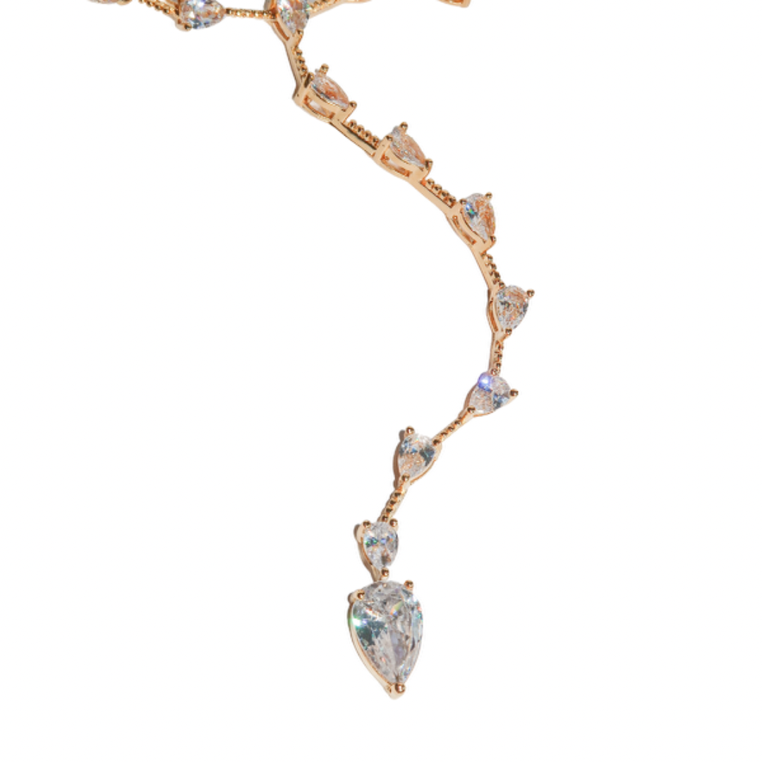 "Down The Middle" Lariat Necklace - ISABEL LEON LLC