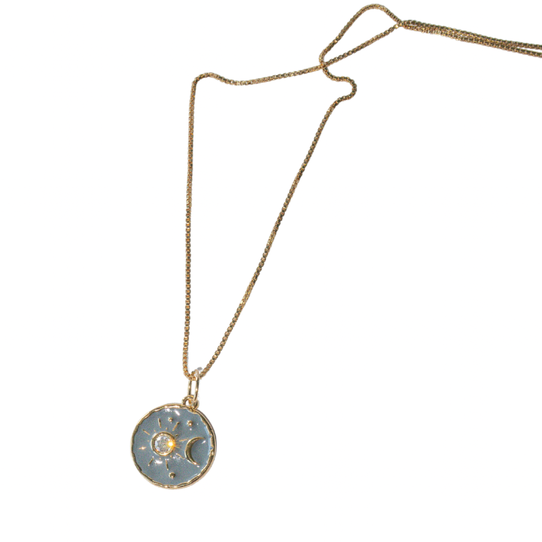 Sun and Moon Necklace