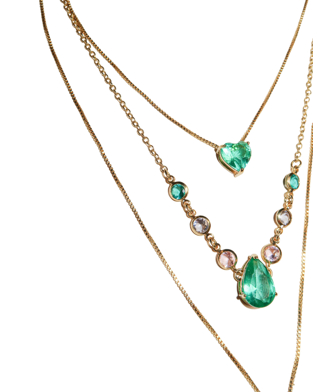3 Tier Stacked Necklace - ISABEL LEON LLC