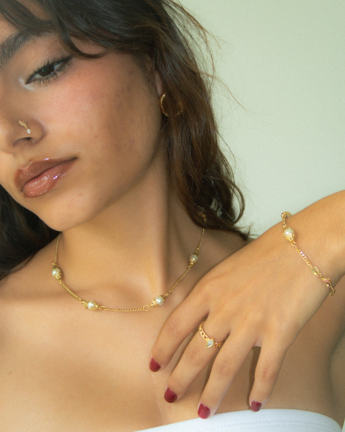 Gilded Necklace - ISABEL LEON LLC