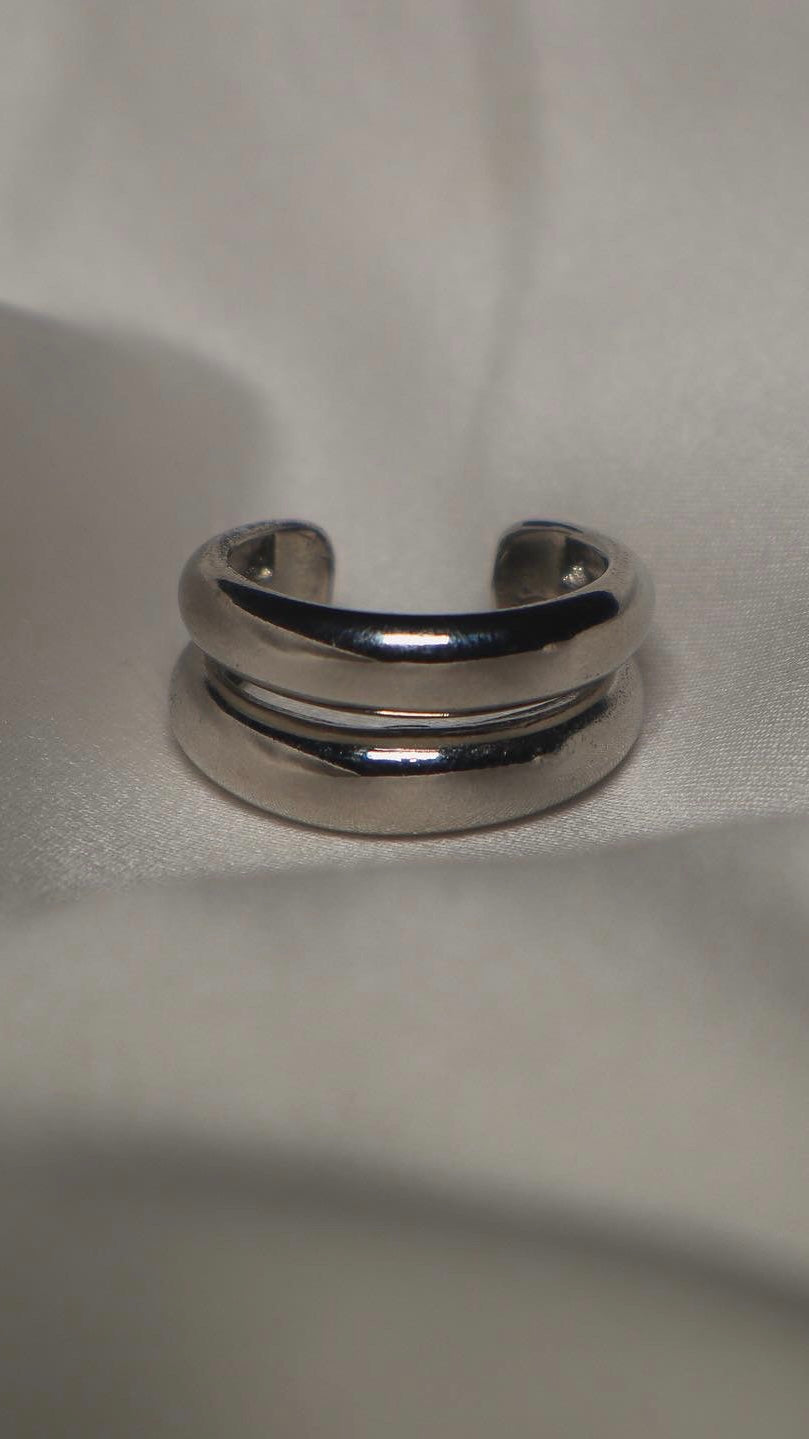 Double Band Open Ring - ISABEL LEON LLC