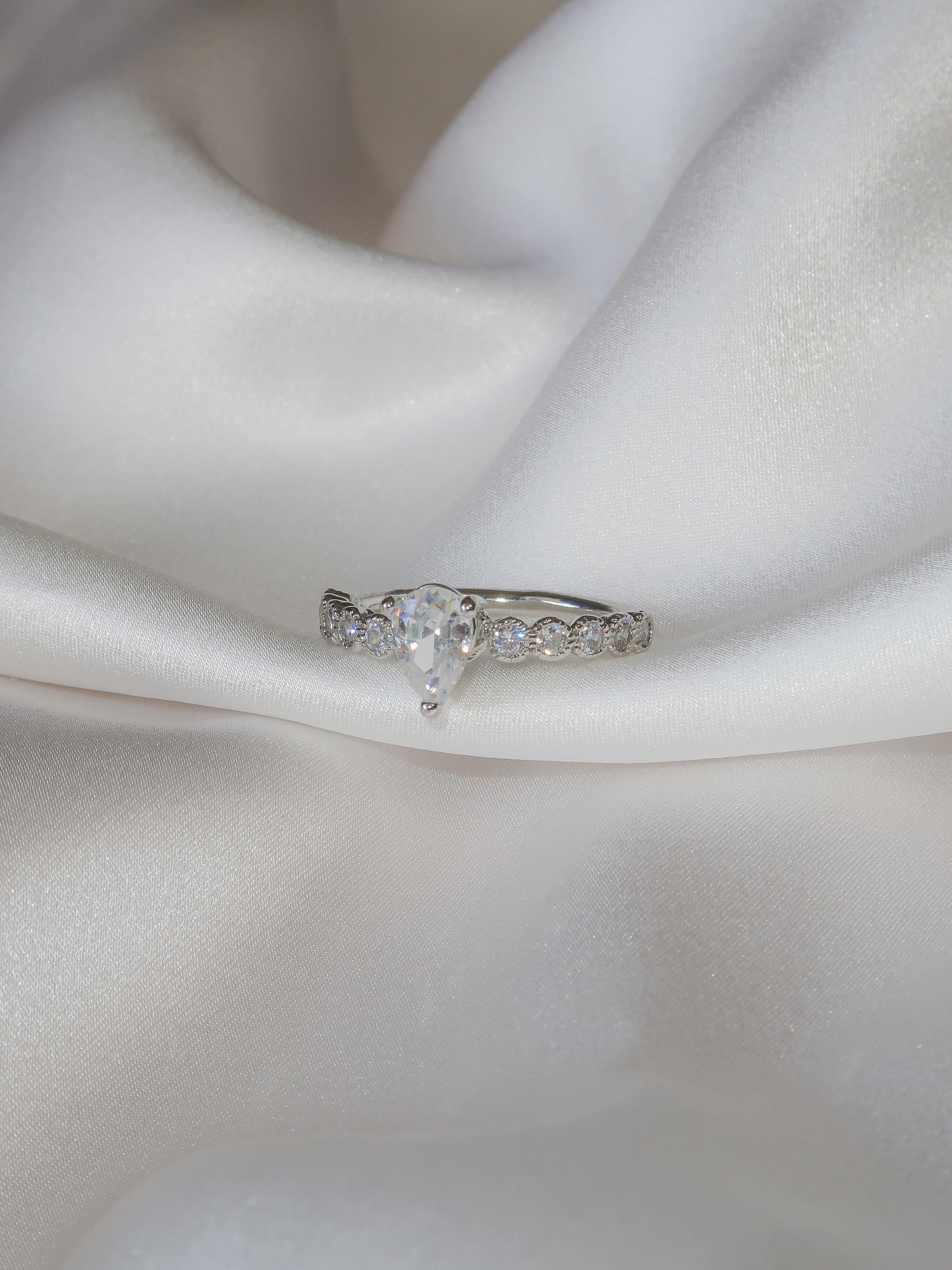 Pear Cut Princess Ring - ISABEL LEON LLC