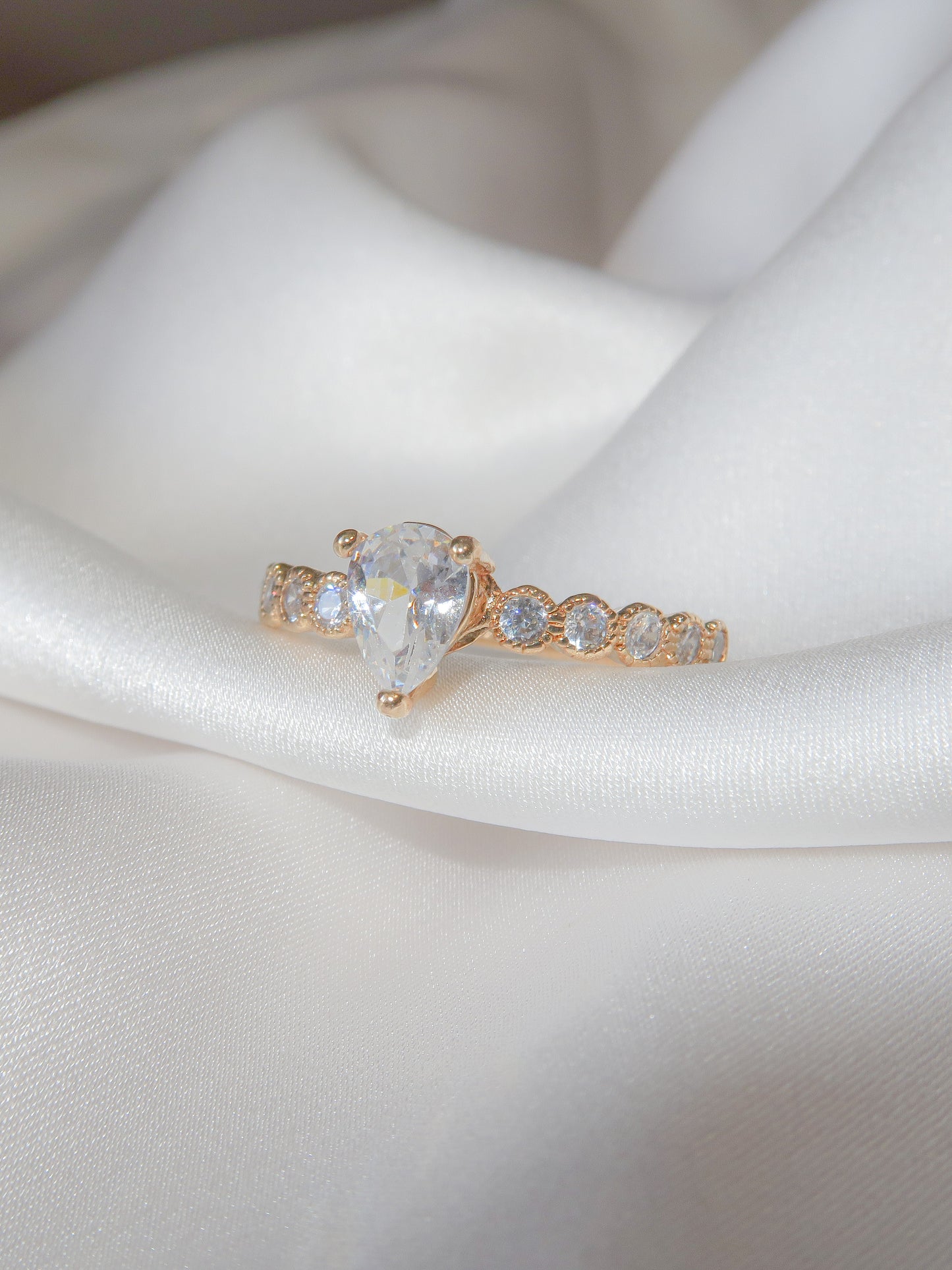 Pear Cut Princess Ring - ISABEL LEON LLC