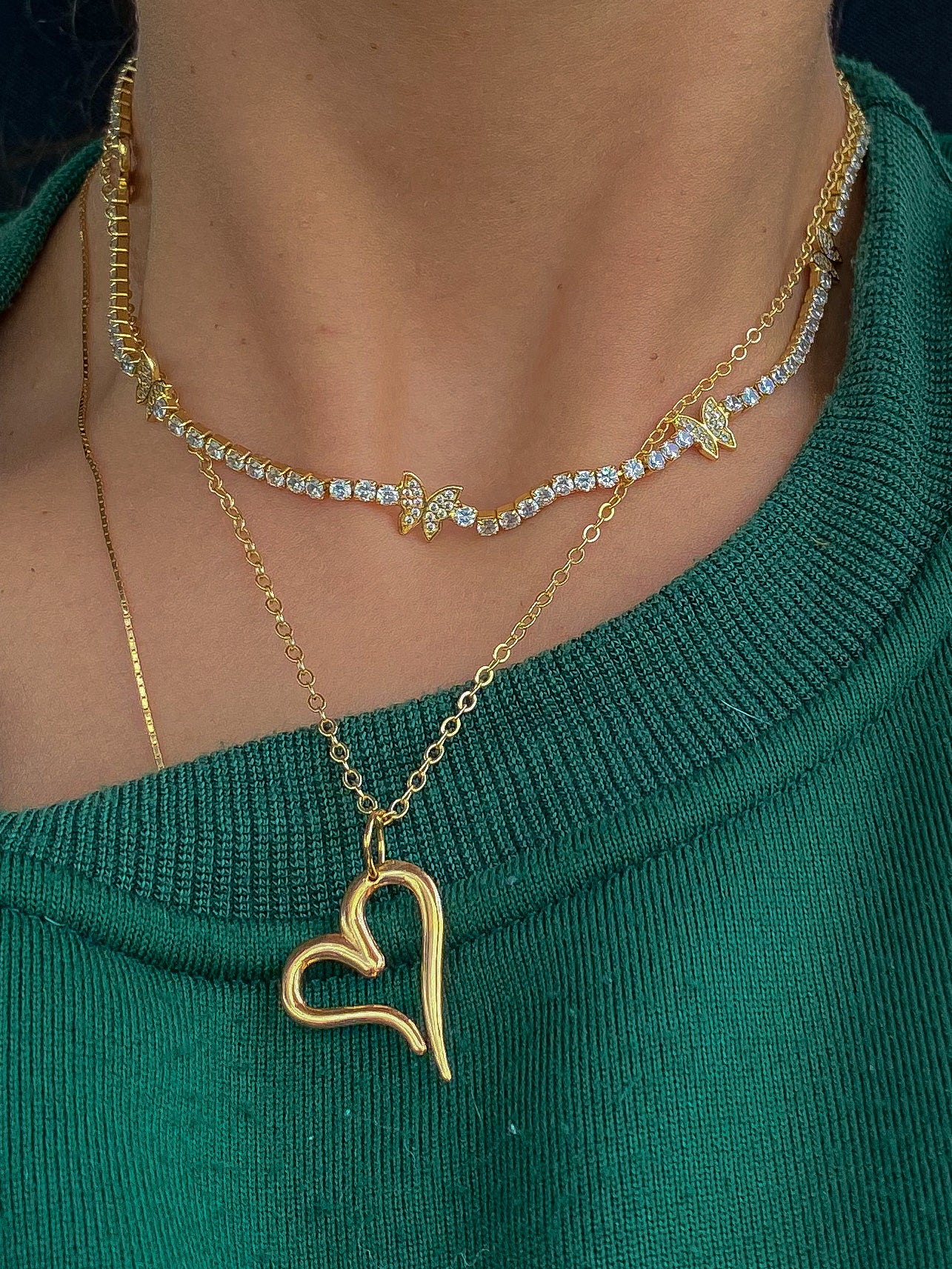 Signature Heart Necklace - ISABEL LEON LLC