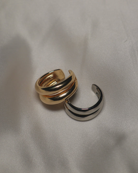 Double Band Open Ring - ISABEL LEON LLC