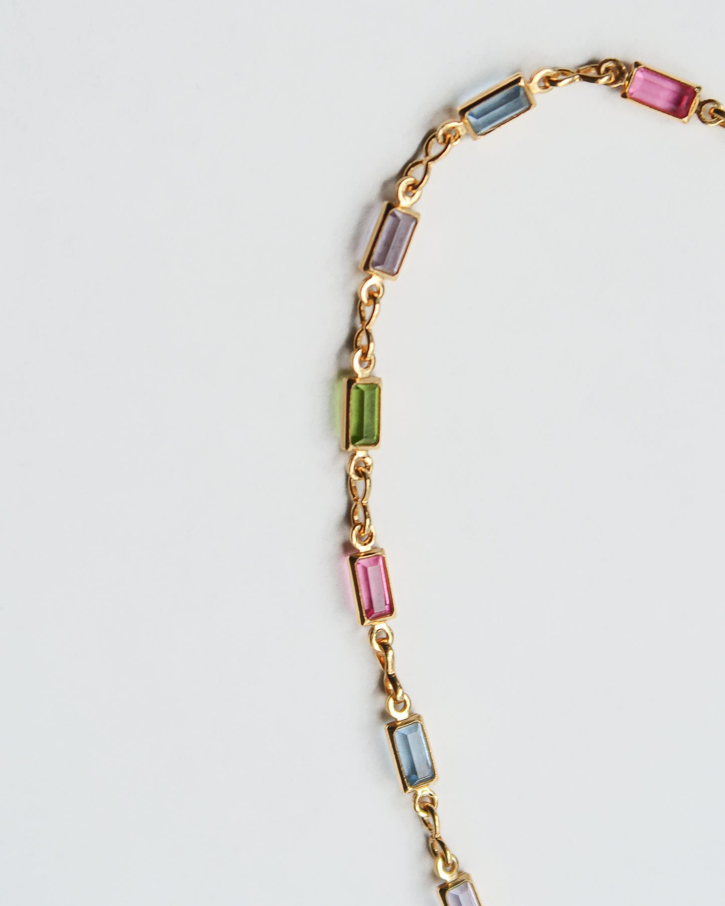Baguette Necklace - ISABEL LEON LLC