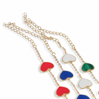 Wrist Of Hearts Bracelet Blue - ISABEL LEON LLC