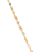 Infinity Multicolored Gemstone Bracelet - ISABEL LEON LLC