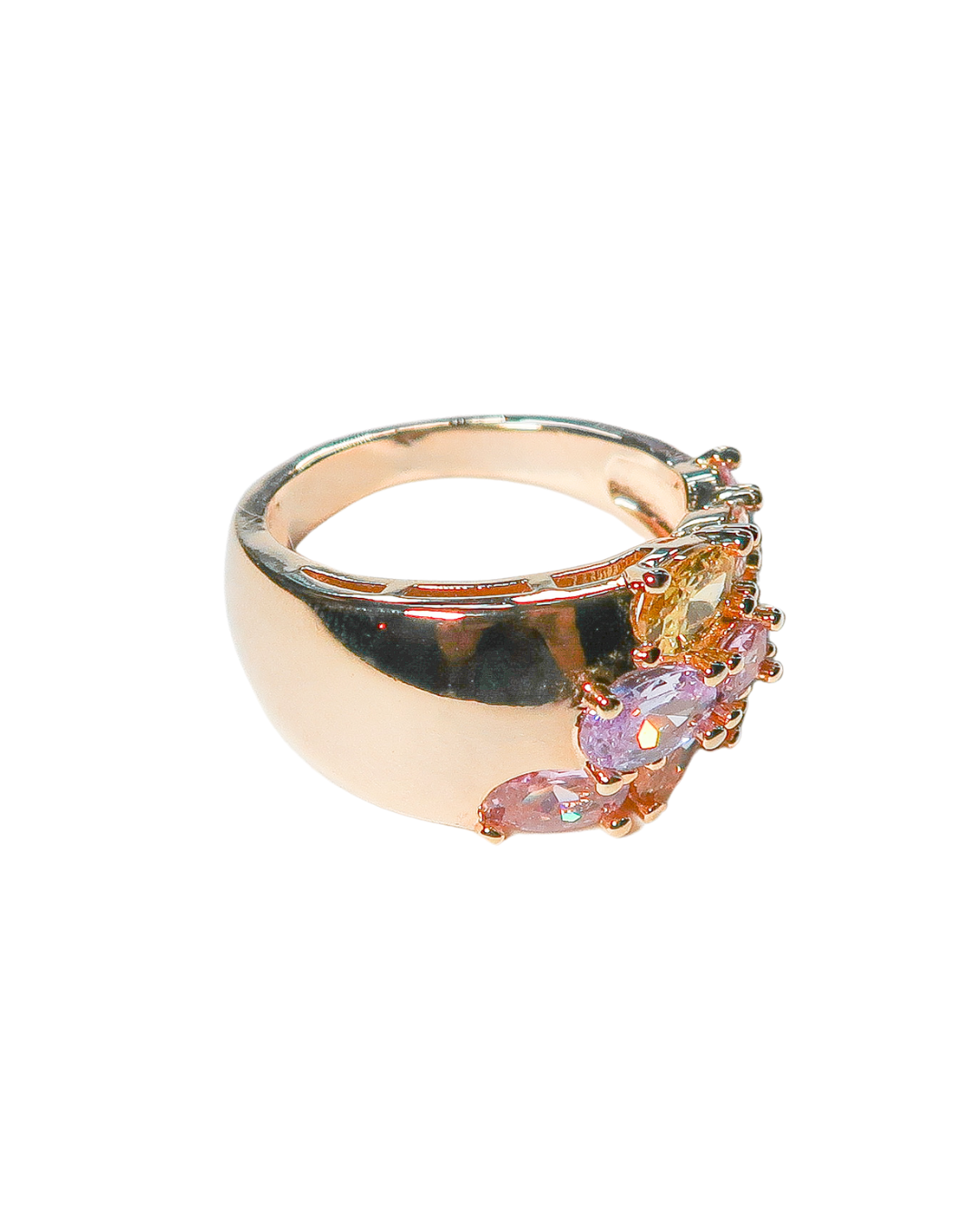 Gem Brick Road Ring