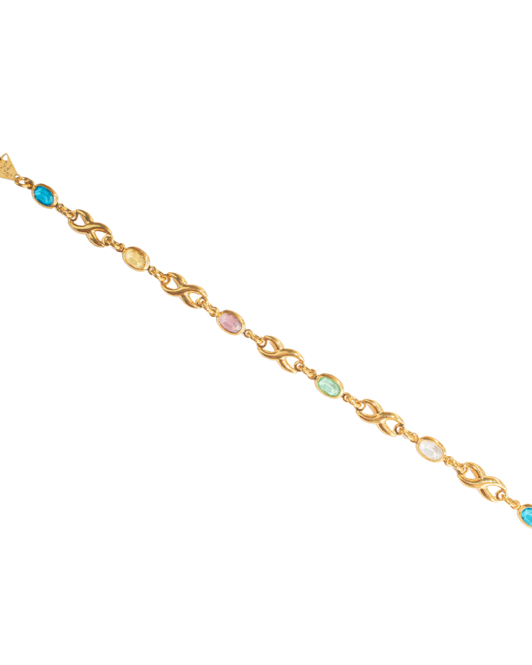 Infinity Multicolored Gemstone Bracelet