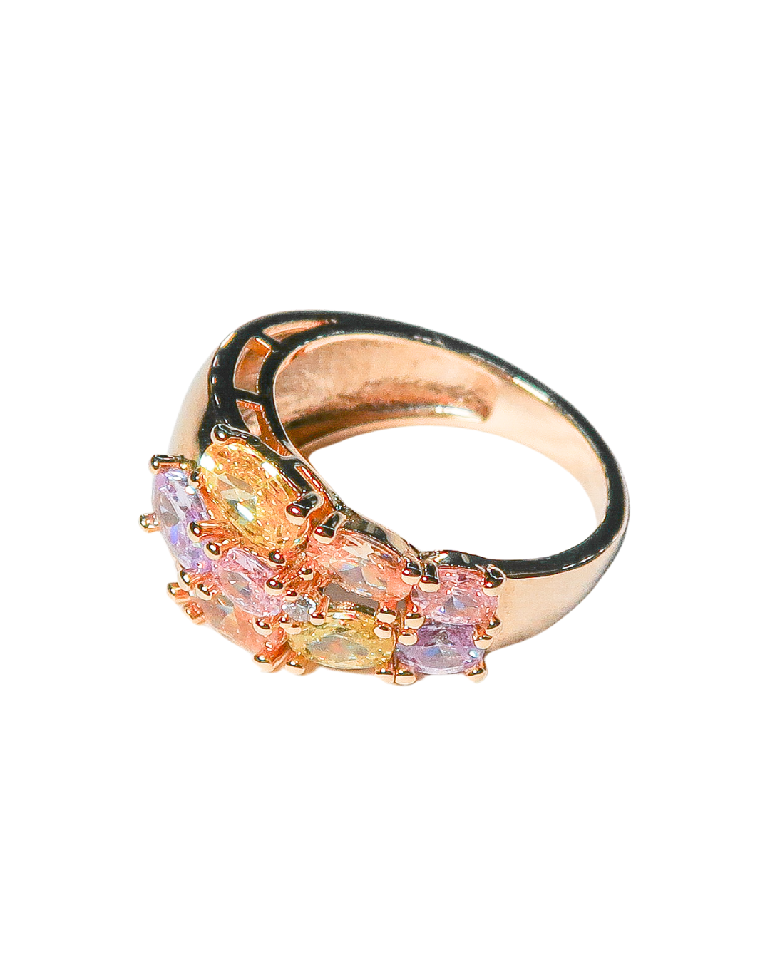 Gem Brick Road Ring - ISABEL LEON LLC