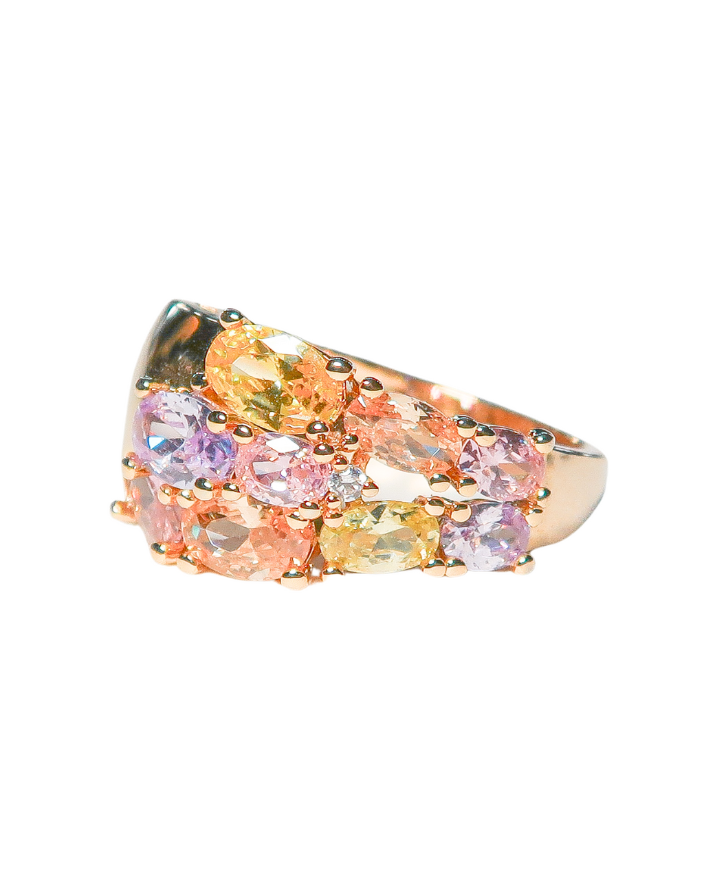 Gem Brick Road Ring - ISABEL LEON LLC