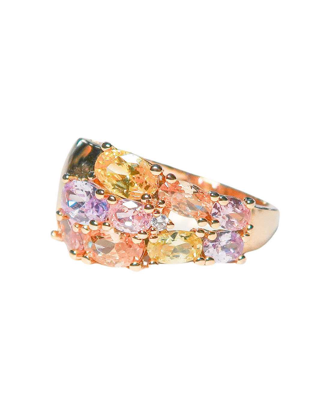 Gem Brick Road Ring