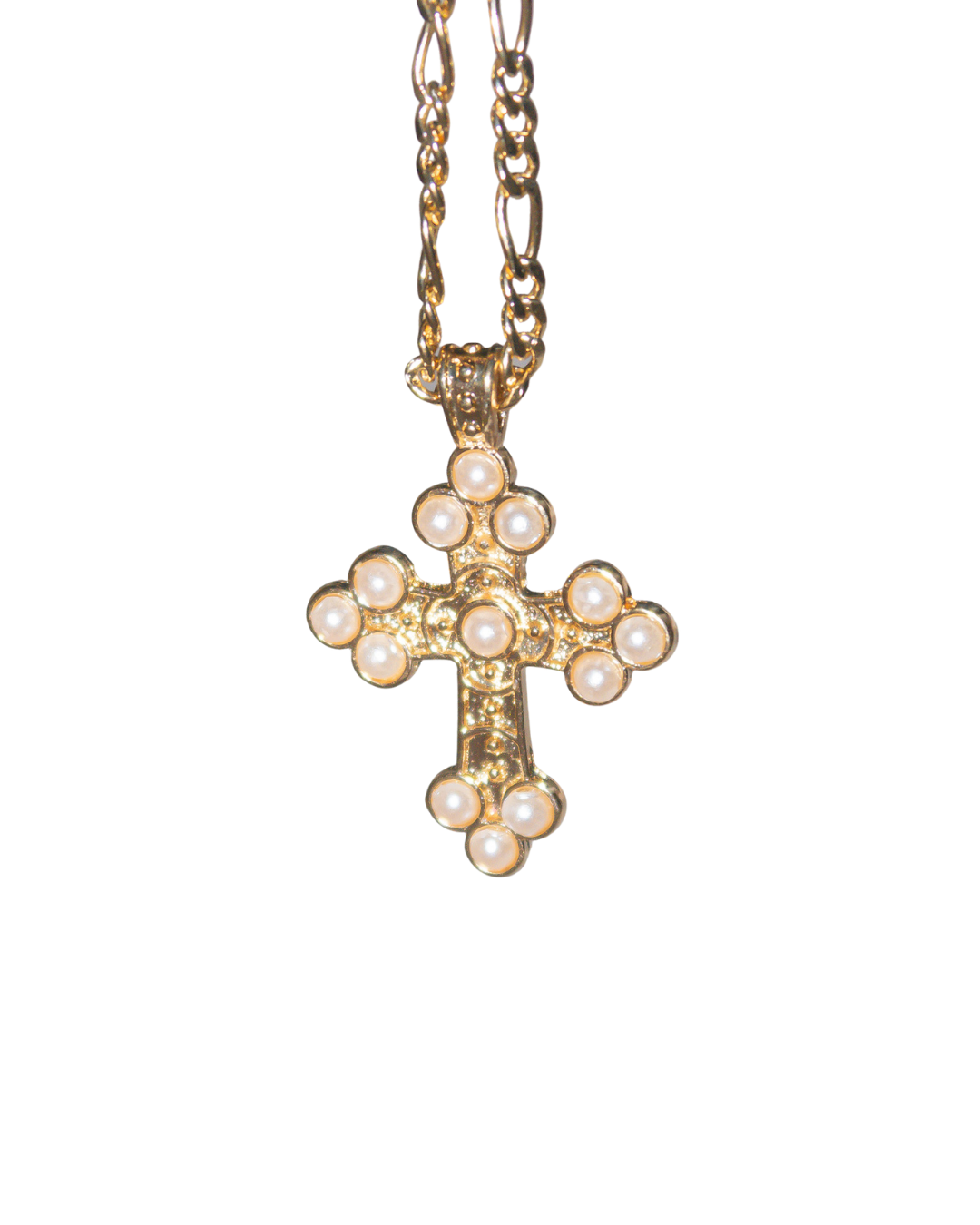 Marie Cross Necklace - ISABEL LEON LLC