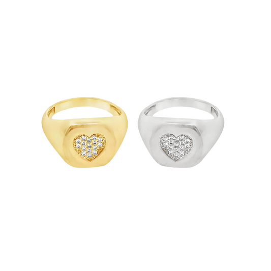 Chunky Heart Ring - ISABEL LEON LLC