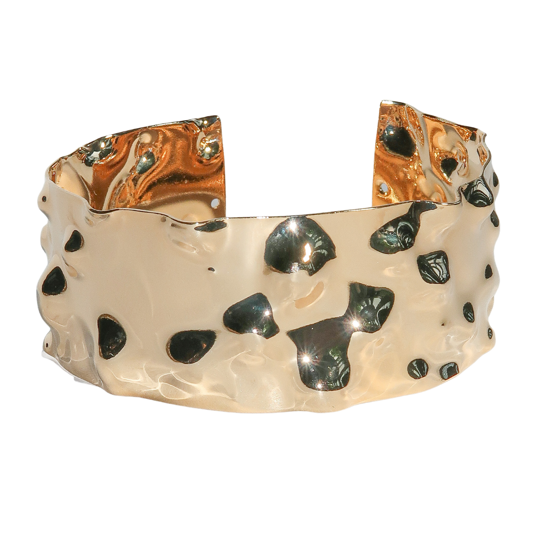 Ocean Gold Bangle Cuff - ISABEL LEON LLC
