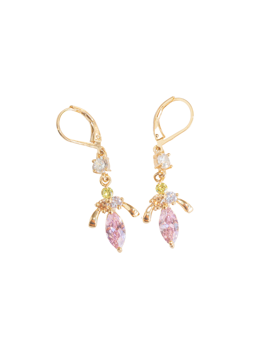 Cutesy Multicolored Gemstone Earrings - ISABEL LEON LLC