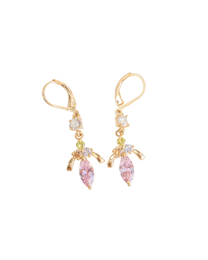 Cutesy Multicolored Gemstone Earrings