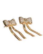 Herringbone Bow Earrings - ISABEL LEON LLC