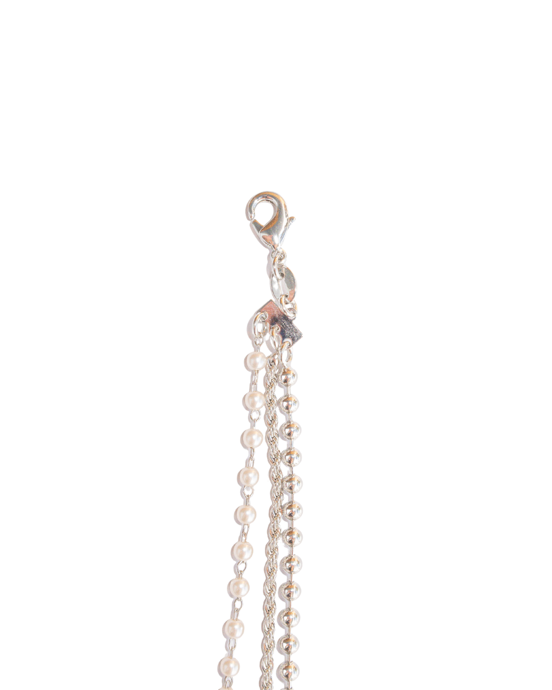 Silver Layered Necklace - ISABEL LEON LLC