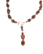 Garnet Stone Necklace - ISABEL LEON LLC