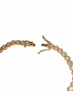 Round Pavé Tennis Necklace - ISABEL LEON LLC