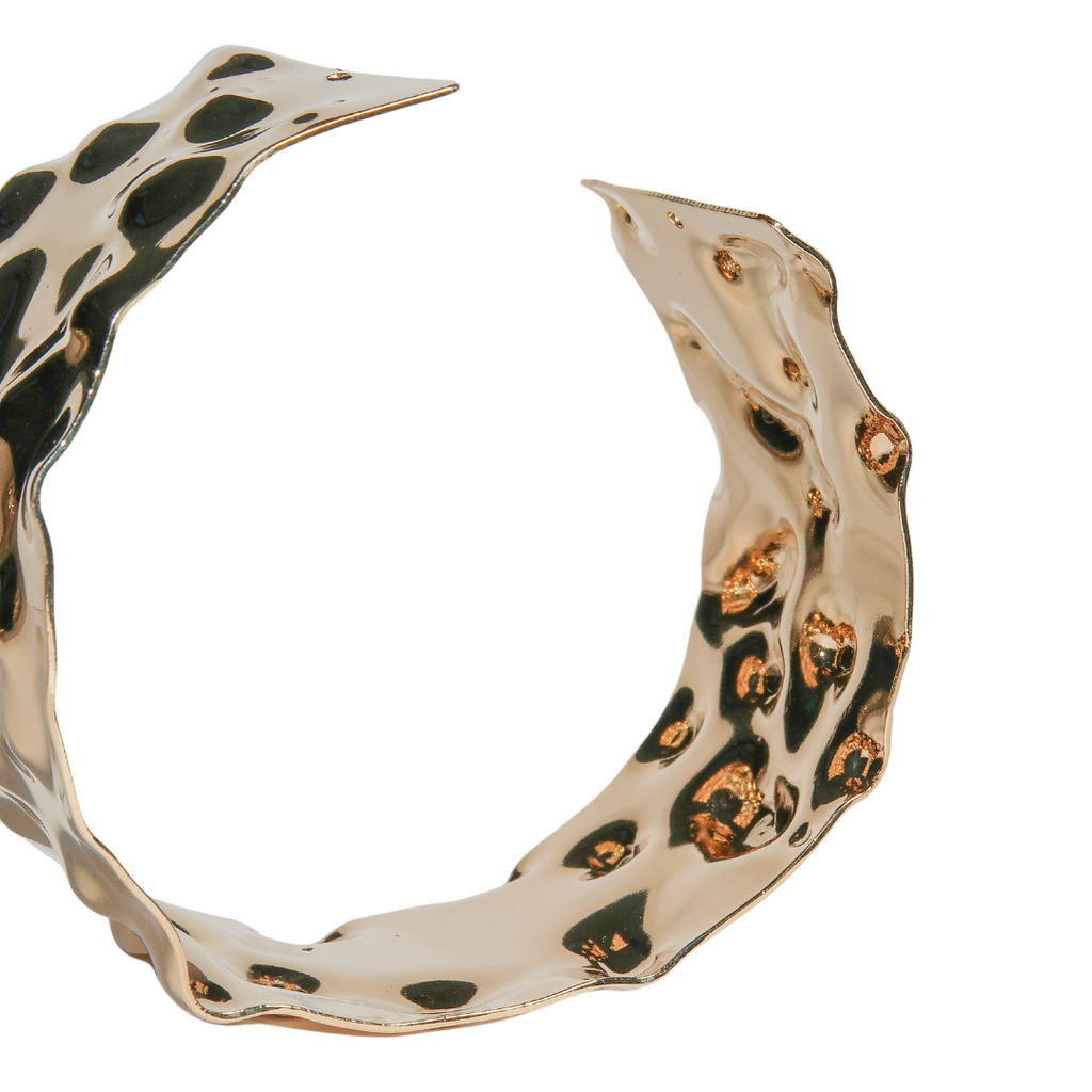 Ocean Gold Bangle Cuff - ISABEL LEON LLC