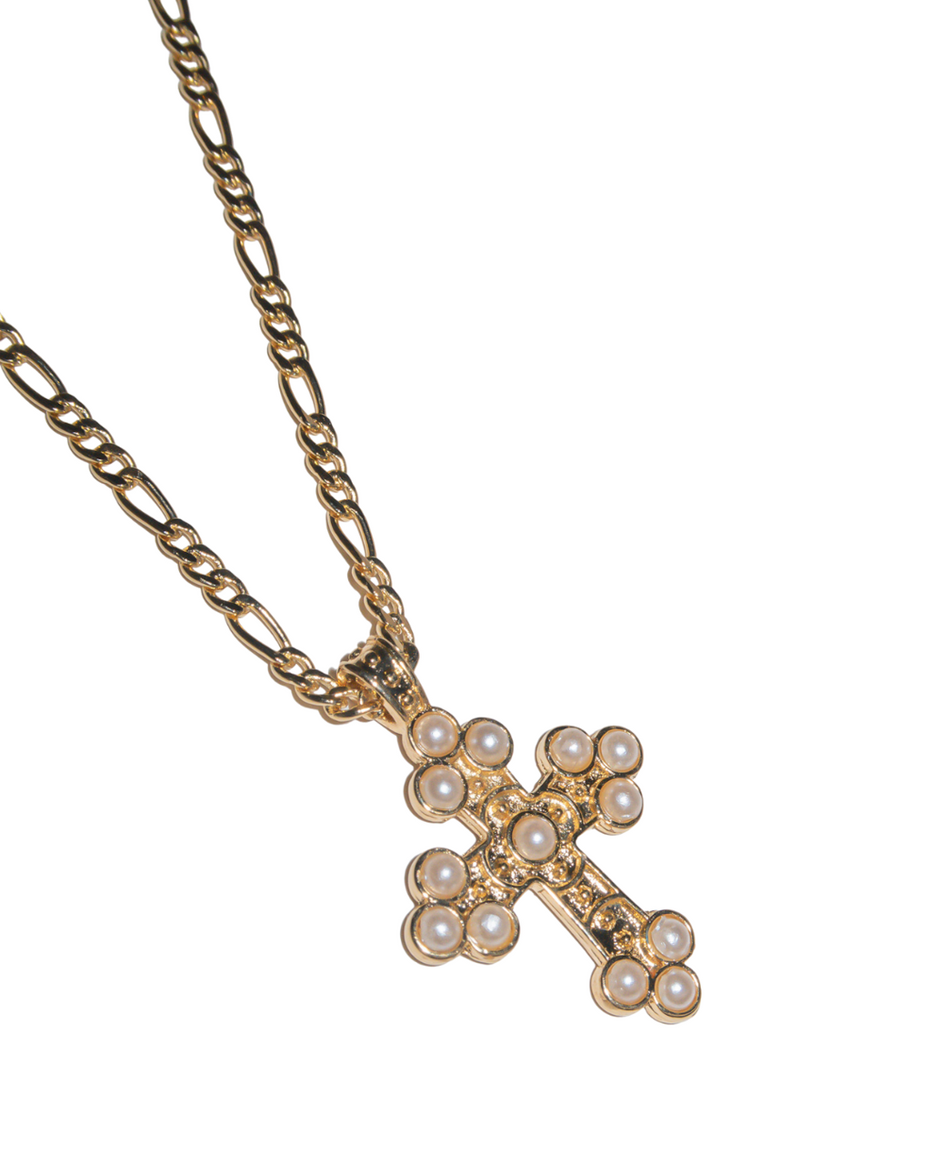 Marie Cross Necklace - ISABEL LEON LLC