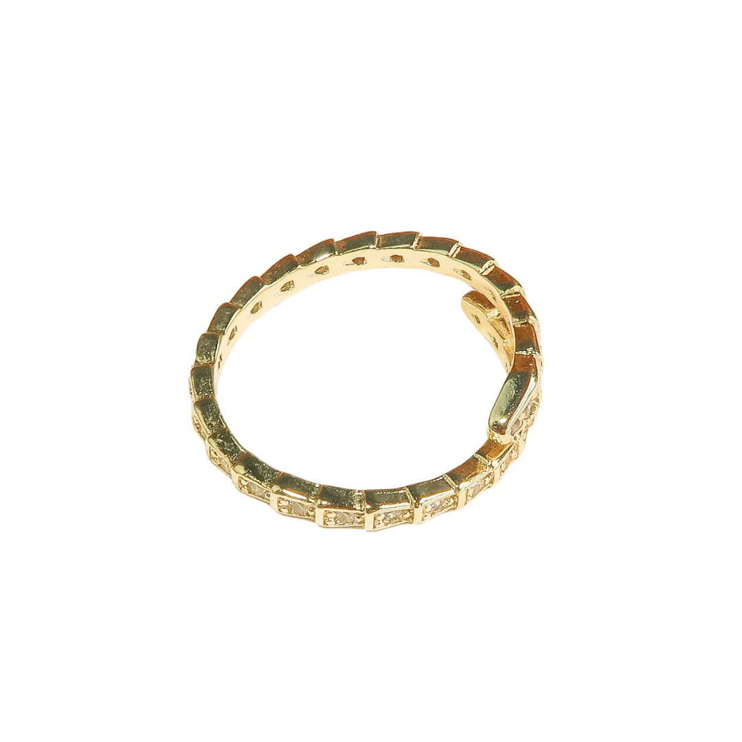 Adjustable Gold Snake Ring