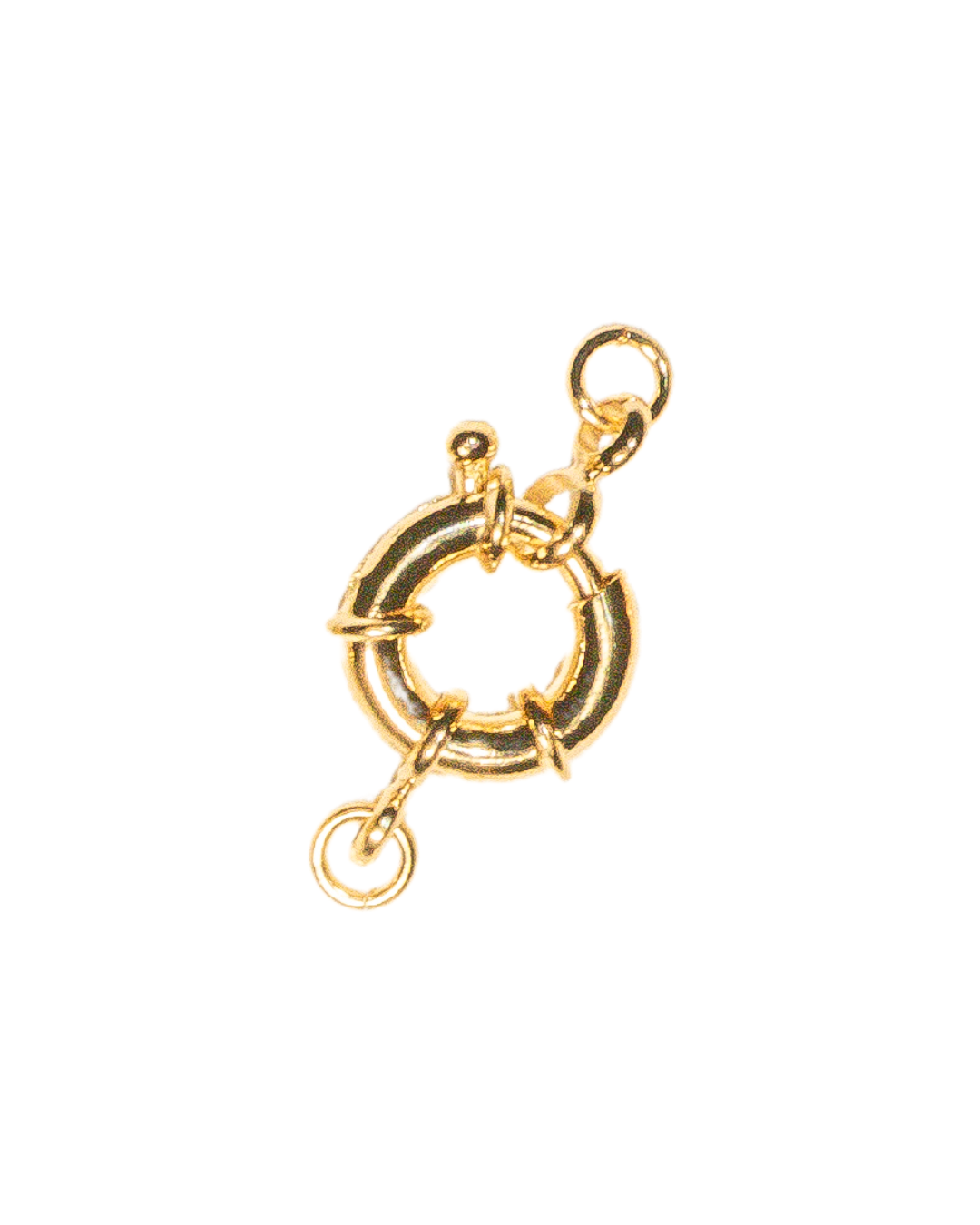 18k gold filled sailor charm clasp 