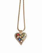 Stone Heart Necklace - ISABEL LEON LLC