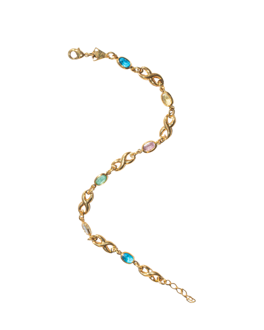 Infinity Multicolored Gemstone Bracelet - ISABEL LEON LLC