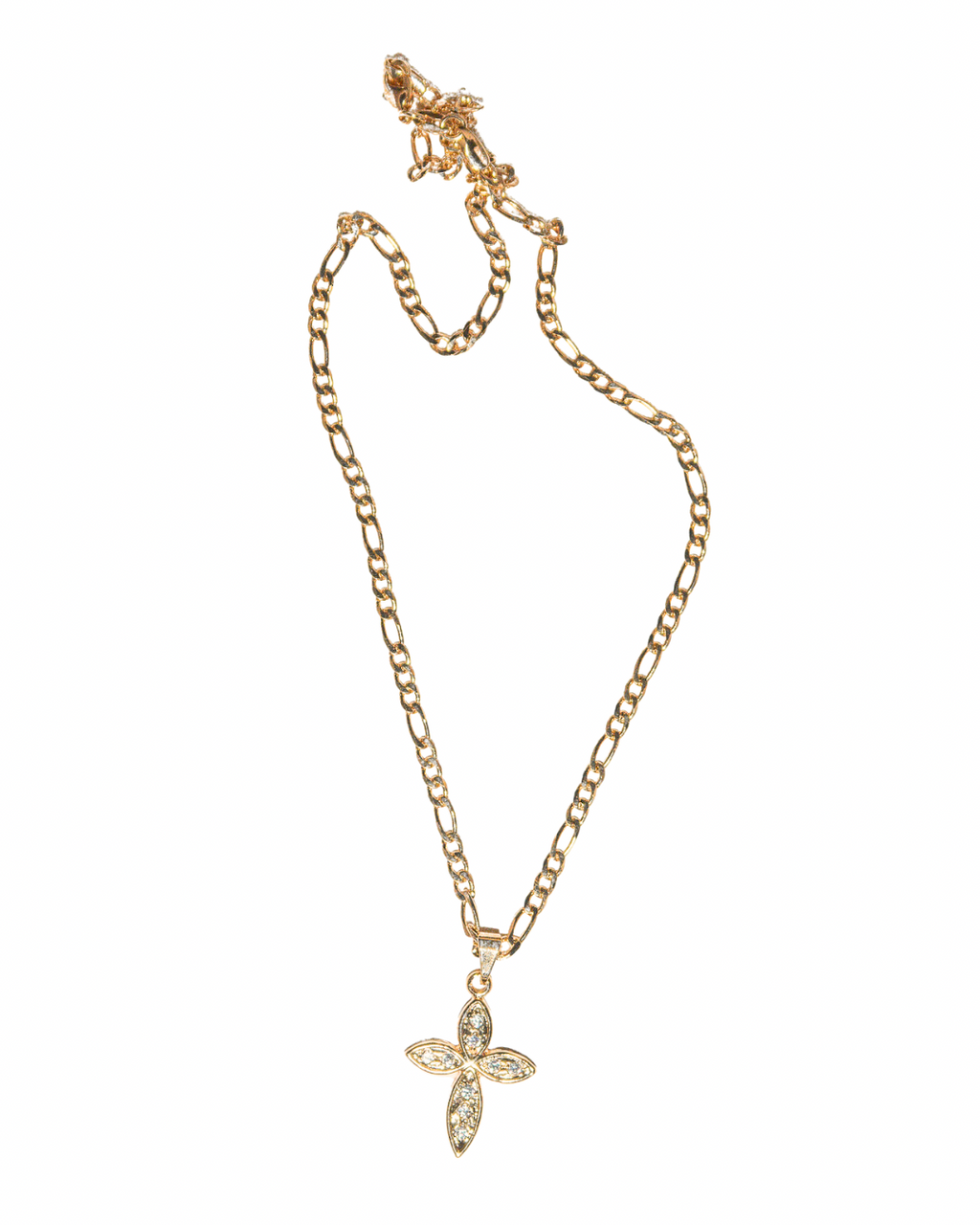 Round Cross Necklace - ISABEL LEON LLC