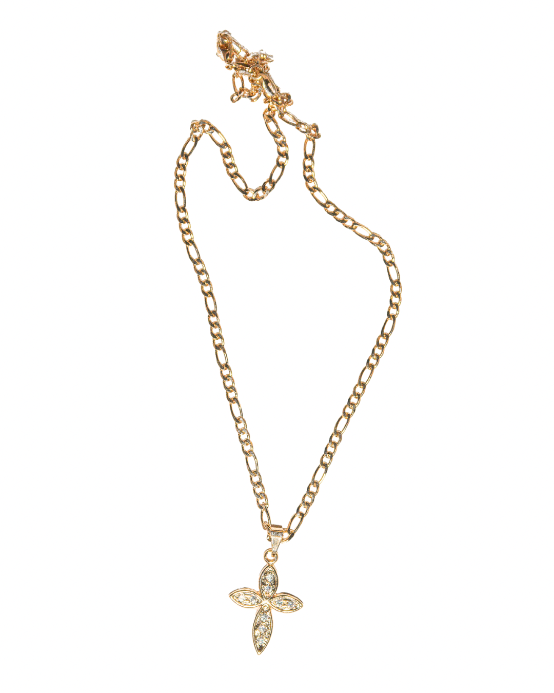 Round Cross Necklace - ISABEL LEON LLC