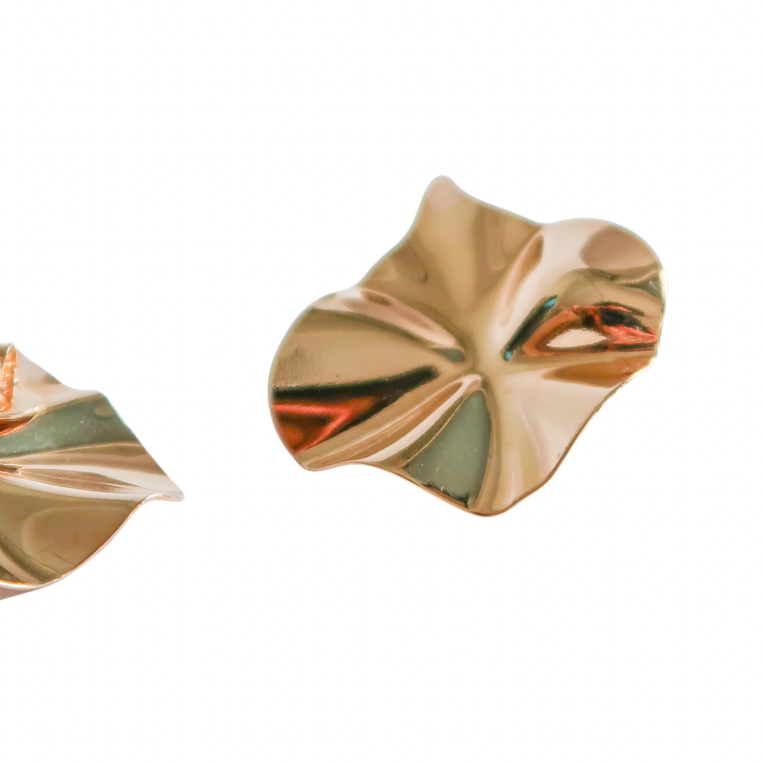 Gold Foil Earrings - ISABEL LEON LLC
