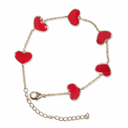 Wrist Of Hearts Bracelet Red - ISABEL LEON LLC