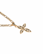 Round Cross Necklace - ISABEL LEON LLC