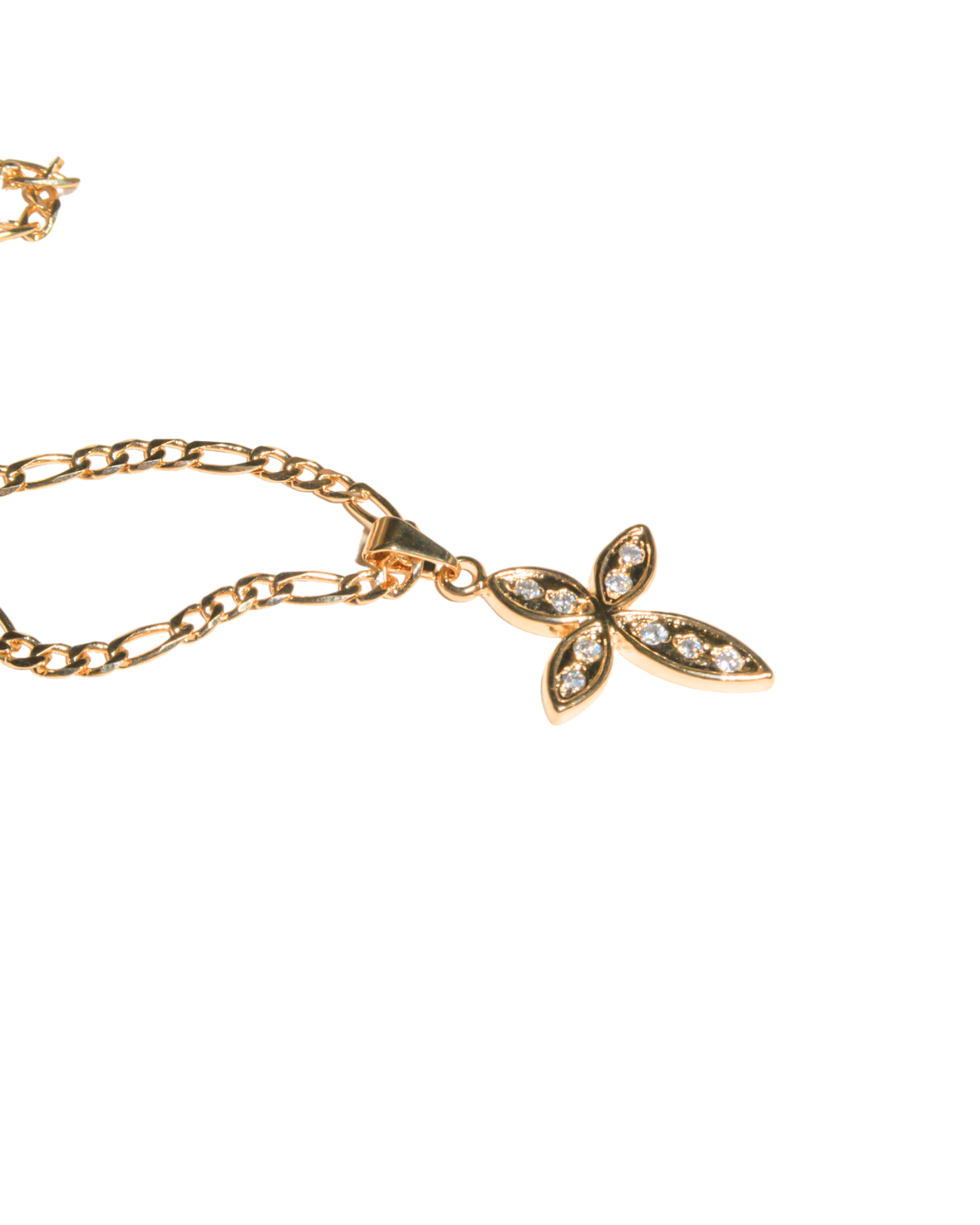 Round Cross Necklace - ISABEL LEON LLC