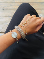 Lace Silver Cuff Bracelet