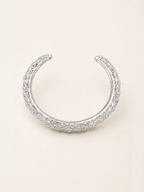 Lace Silver Cuff Bracelet
