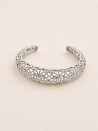 Lace Silver Cuff Bracelet