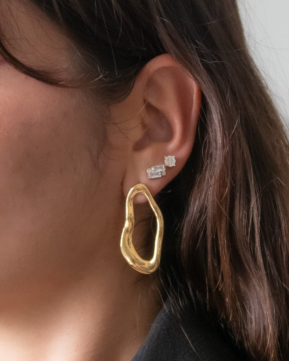 Melted Metal Earrings - ISABEL LEON LLC