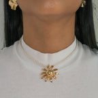 Verano Flower Choker - ISABEL LEON LLC
