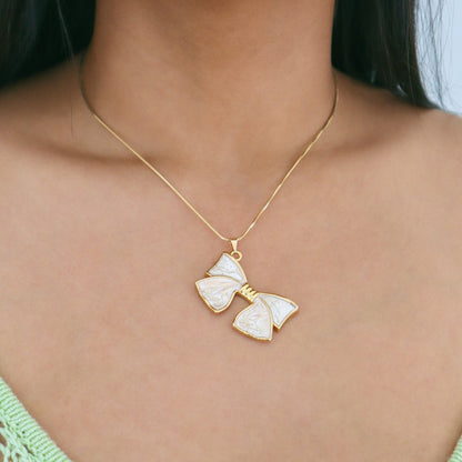 Princess Bow Necklace