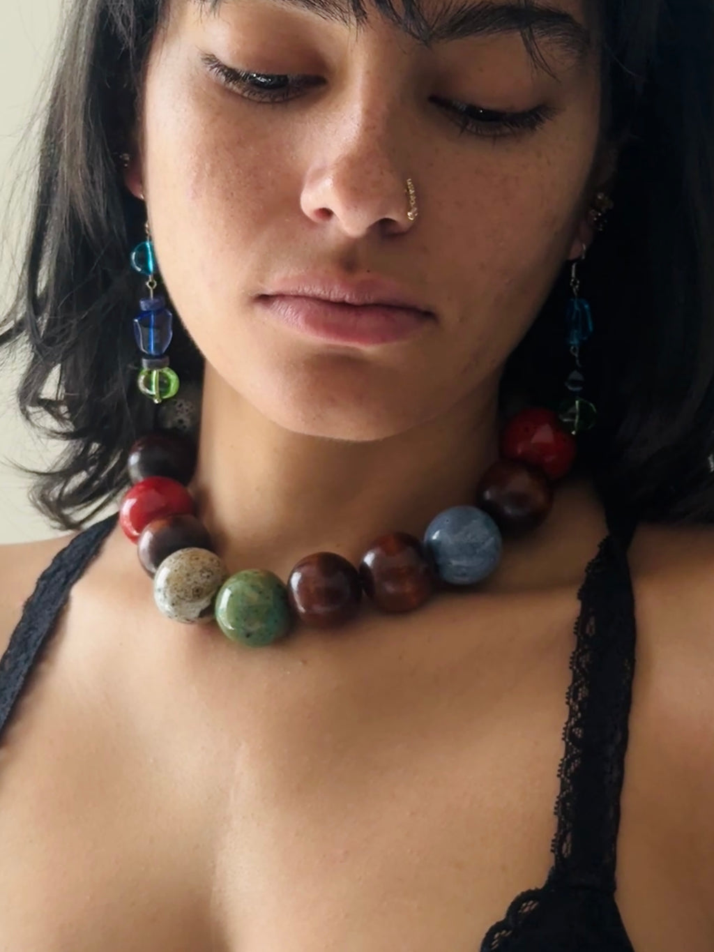 Chunky Adjustable Round Necklace